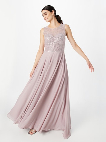 SWING - Vestido de noche en rosa: frente