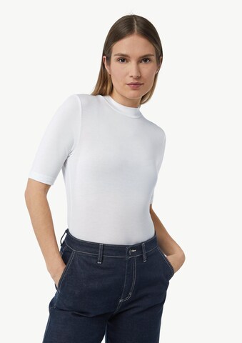 T-shirt comma casual identity en blanc : devant