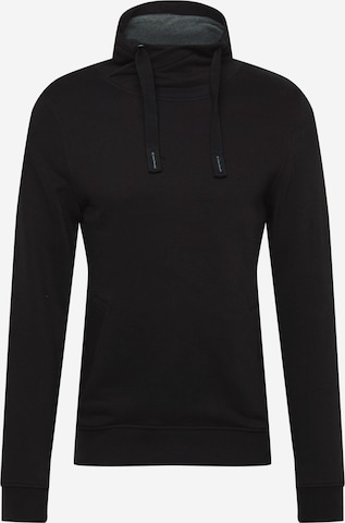 TOM TAILOR Sweatshirt in Black: front