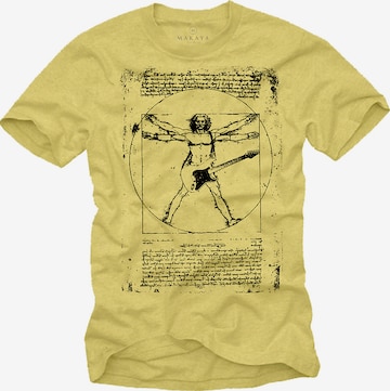 MAKAYA Shirt in Gelb: Vorderseite