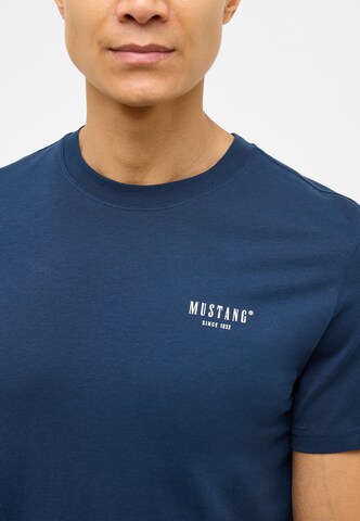 MUSTANG T-Shirt 'Austin' in Blau