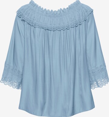 Cream Bluse 'Bea' in Blau