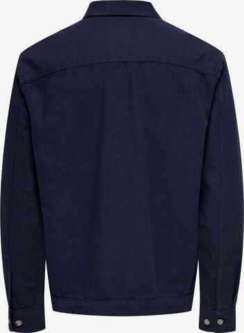 Only & Sons Regular Fit Hemd 'KENNET' in Blau