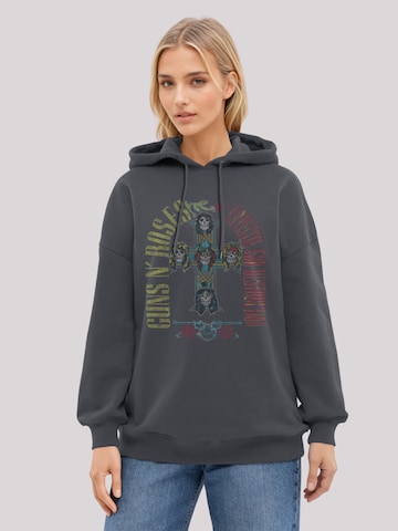 Sweat-shirt 'Guns N' Roses Skull Rock Band Merch' F4NT4STIC en noir : devant