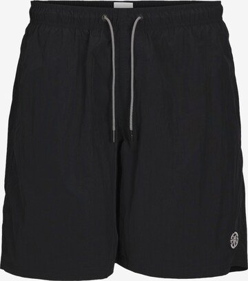 Shorts de bain 'KAUAI' JACK & JONES en noir : devant