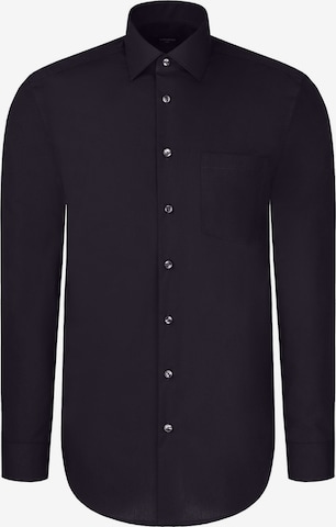 SEIDENSTICKER Business Shirt in Black: front