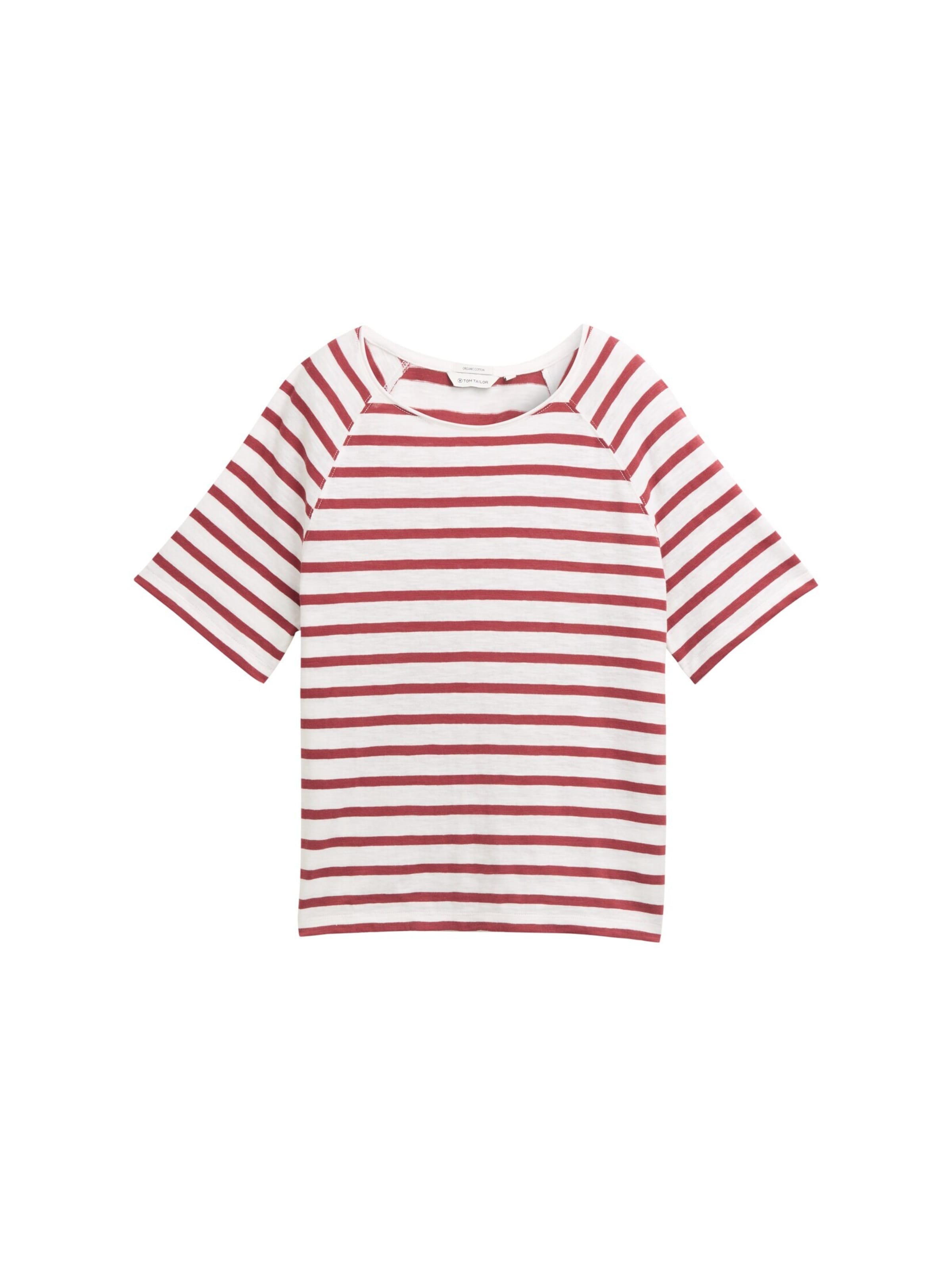 TOM TAILOR T-Shirt in Weiß: Vorderseite