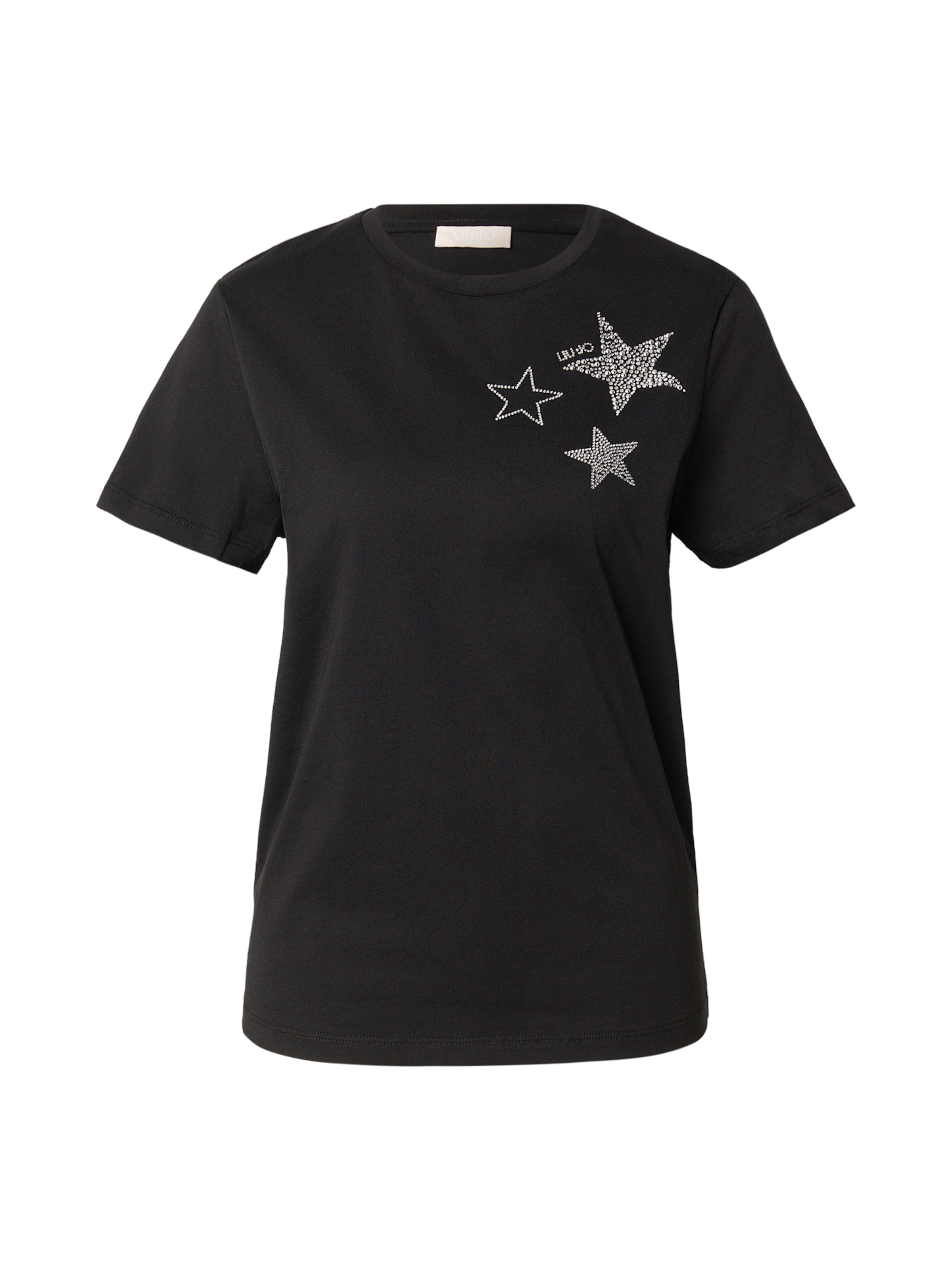 Liu Jo T-Shirt in Schwarz: Vorderseite