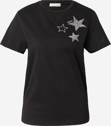Liu Jo T-Shirt in Schwarz: Vorderseite
