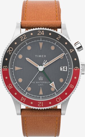 TIMEX Analoguhr in Braun: predná strana