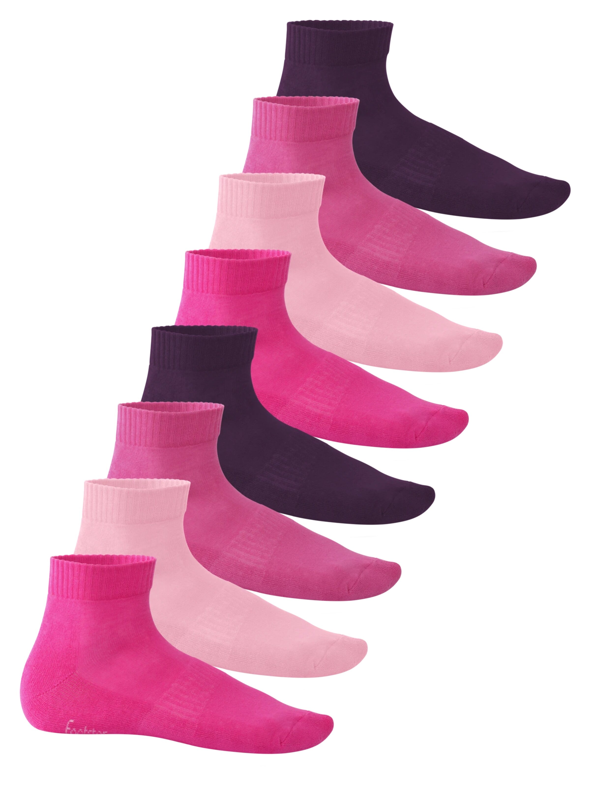 footstar Socks 'EVERYDAY!' in Purple: front