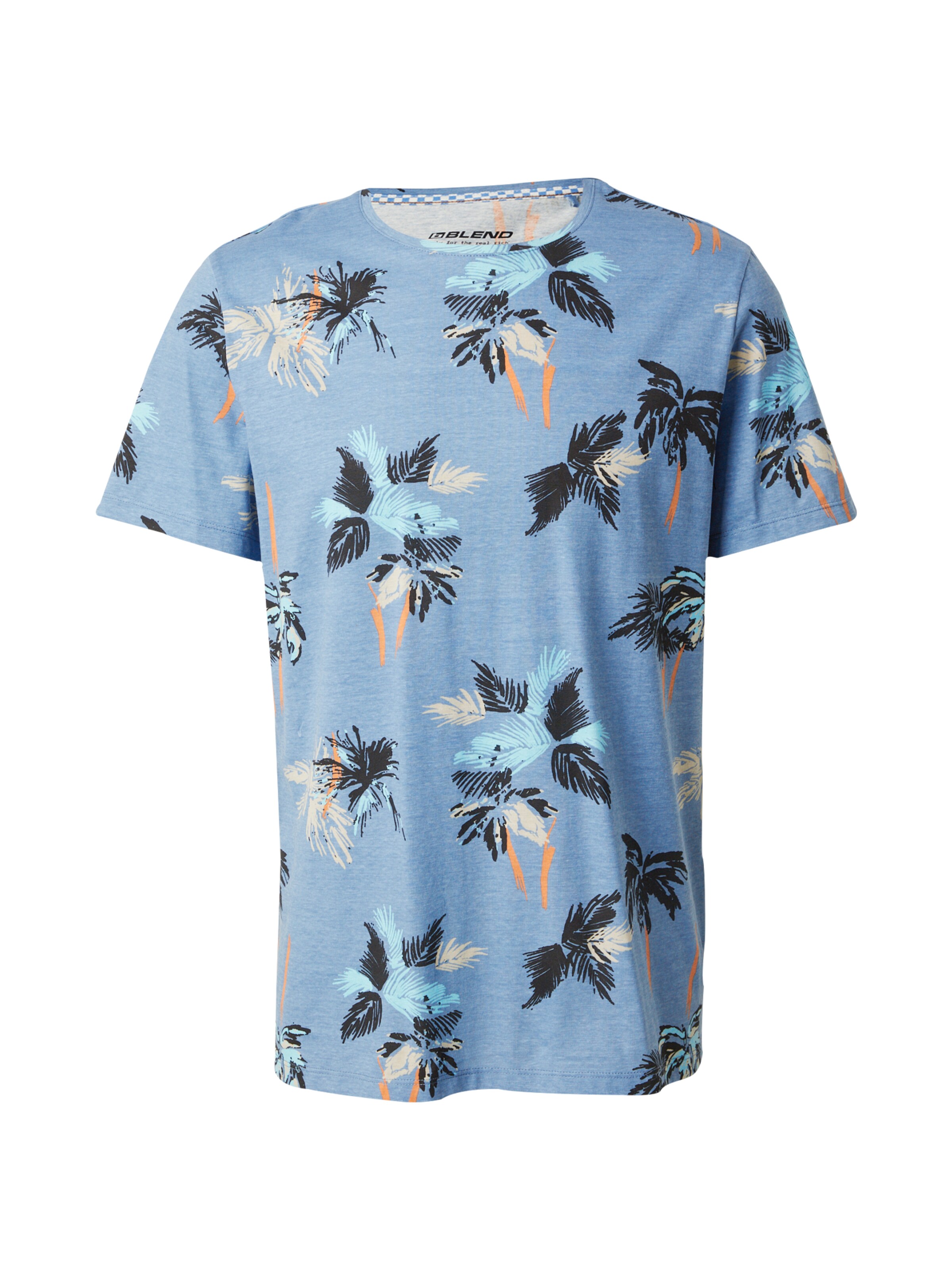 T-Shirt BLEND en bleu : devant