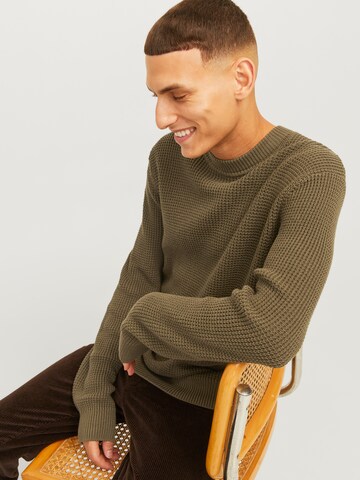 JACK & JONES Sweater 'JPRCCVIGGO' in Green