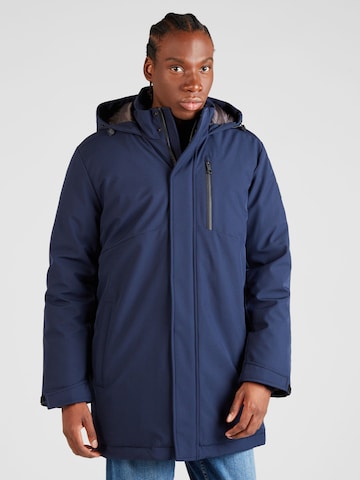 North Sails Winterparka 'Varberg' in Blauw: voorkant