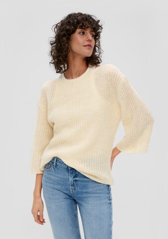 s.Oliver Pullover i beige