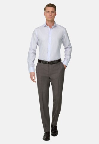 Boggi Milano Slim fit Overhemd in Blauw