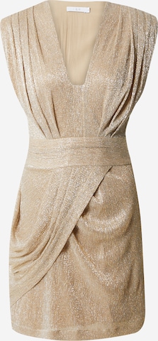 IRO Koktejlové šaty 'NIARA' – zlatá: přední strana
