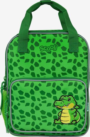 SCOOLI Backpack 'Mini-Me' in Green: front