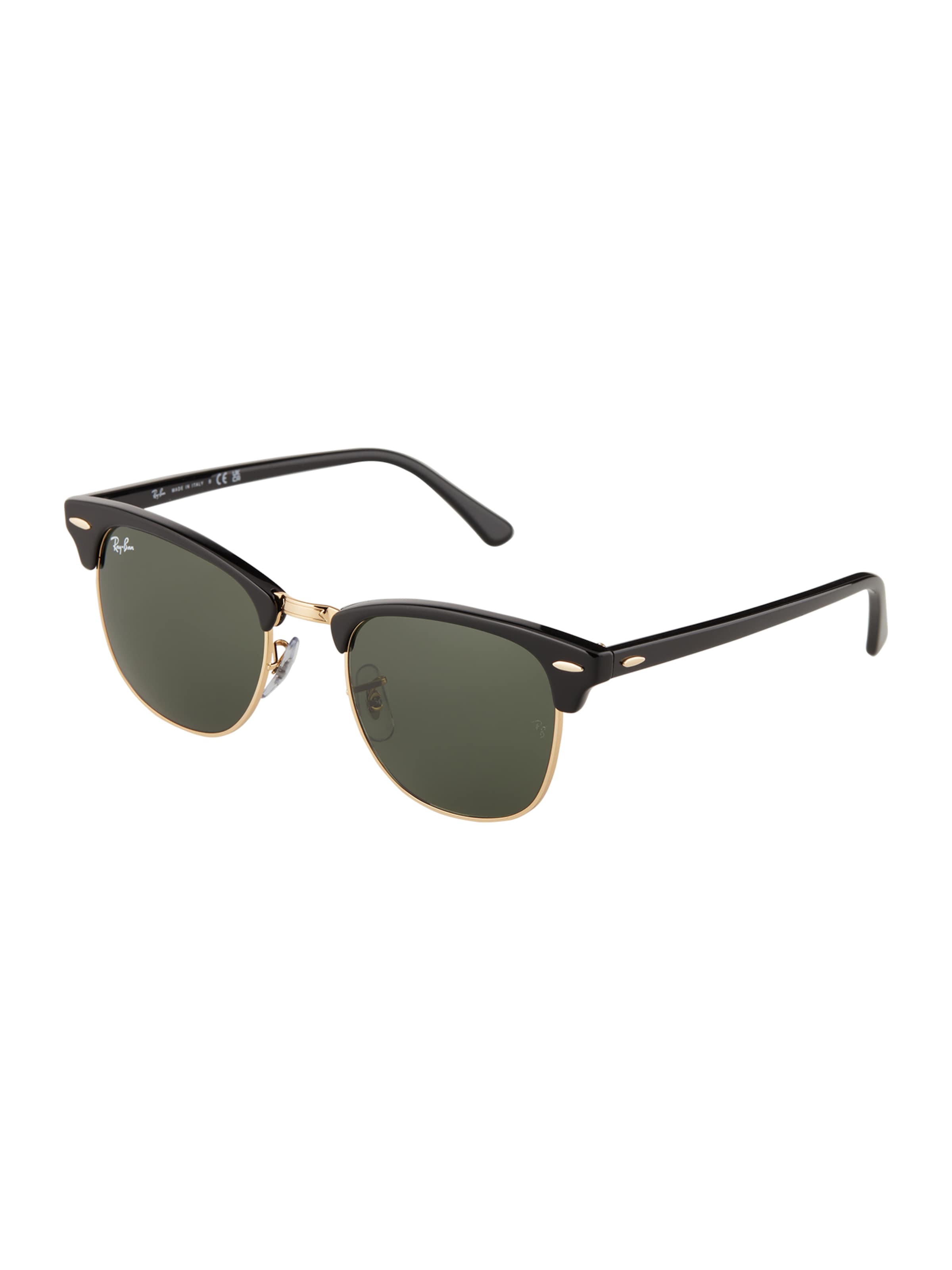 Lunettes de soleil 'Clubmaster' Ray-Ban en noir : devant
