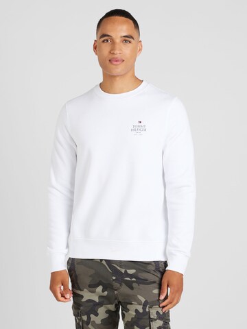 TOMMY HILFIGER Sweatshirt in Weiß: Vorderseite
