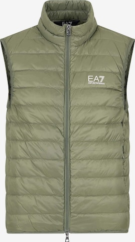 Gilet EA7 Emporio Armani en vert : devant