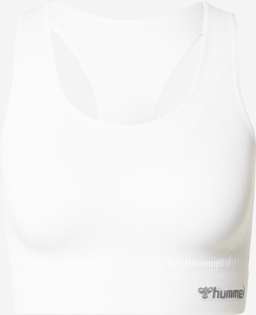 Bustino Reggiseno sportivo 'Tif' di Hummel in bianco: frontale