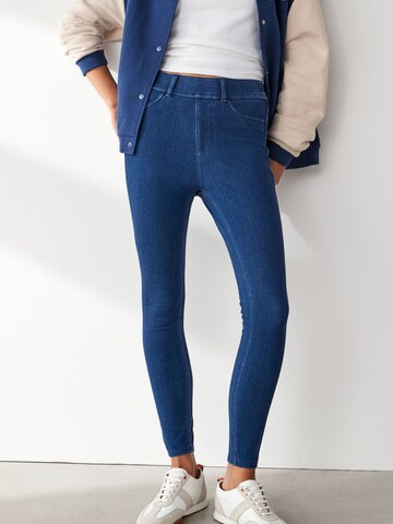 Next Skinny Jeggings in Blue: front