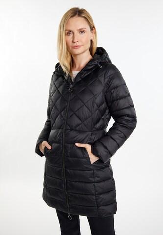 Manteau d’hiver 'Sivene' Usha en noir : devant