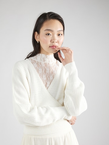 Pullover 'NINA' di ONLY in bianco