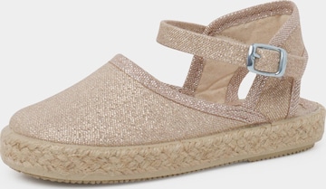 Sandales Pisamonas en beige : devant