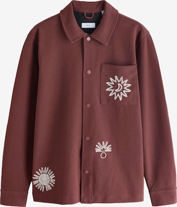 Next Regular fit Button Up Shirt in Red: front