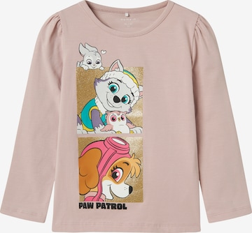 rožinė NAME IT Marškinėliai 'NMFJOANA PAW': priekis