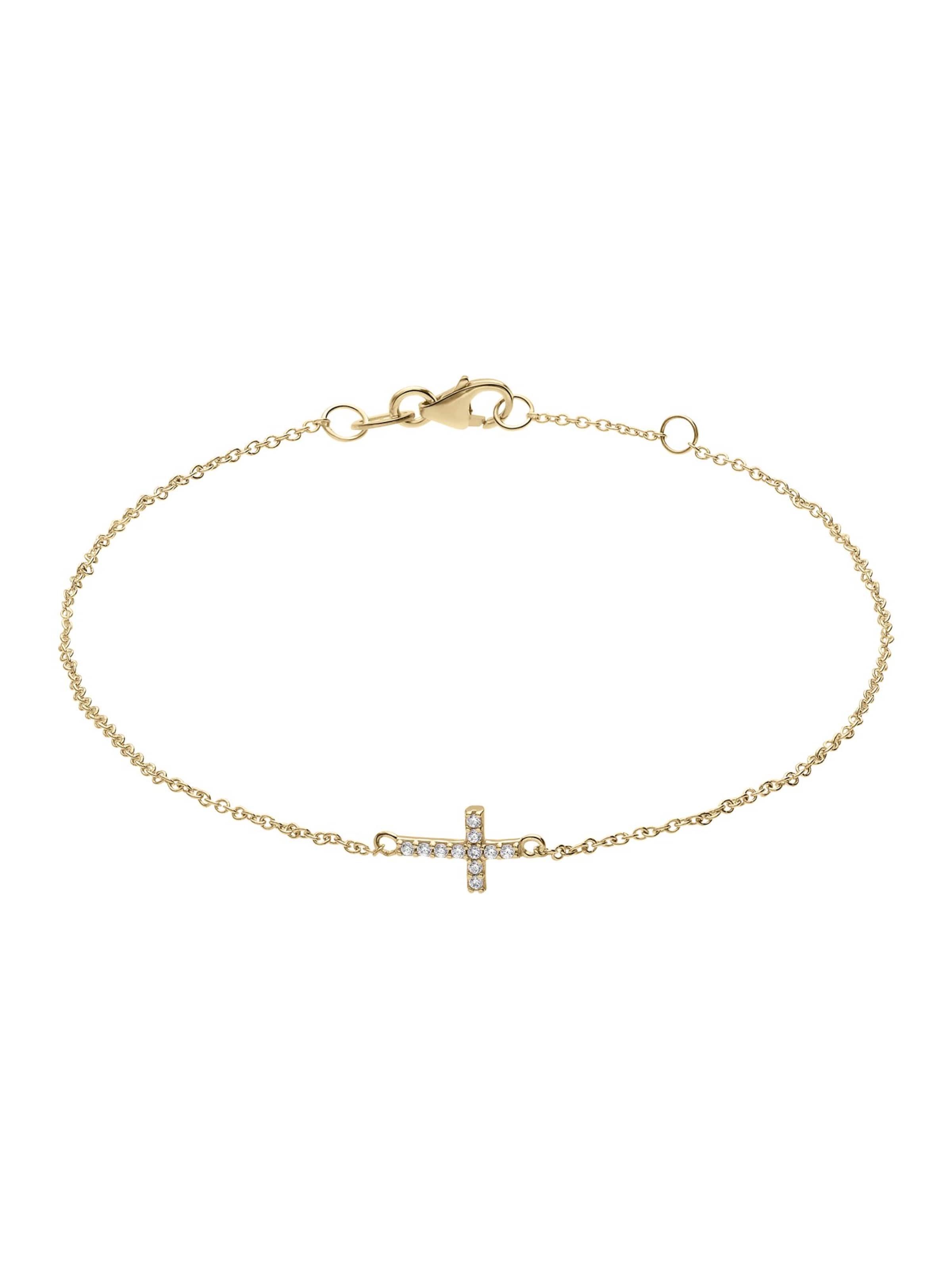 Bracelet Lucardi en or : devant