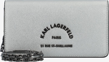 Pochette 'Rsg ' di Karl Lagerfeld in argento: frontale