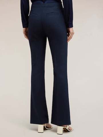 MOTIVI Flared Broek in Blauw