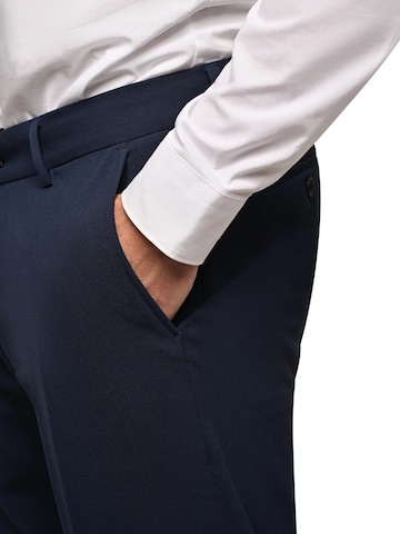 Hirschthal Regular Trousers with creases in Blue