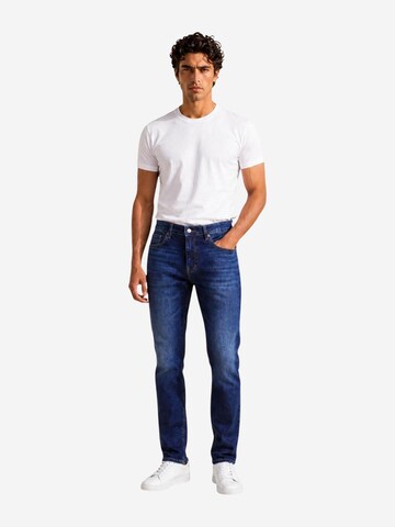 Tommy Jeans Slimfit Jeans 'SCANTON SLIM DM0DM23479' in Blauw