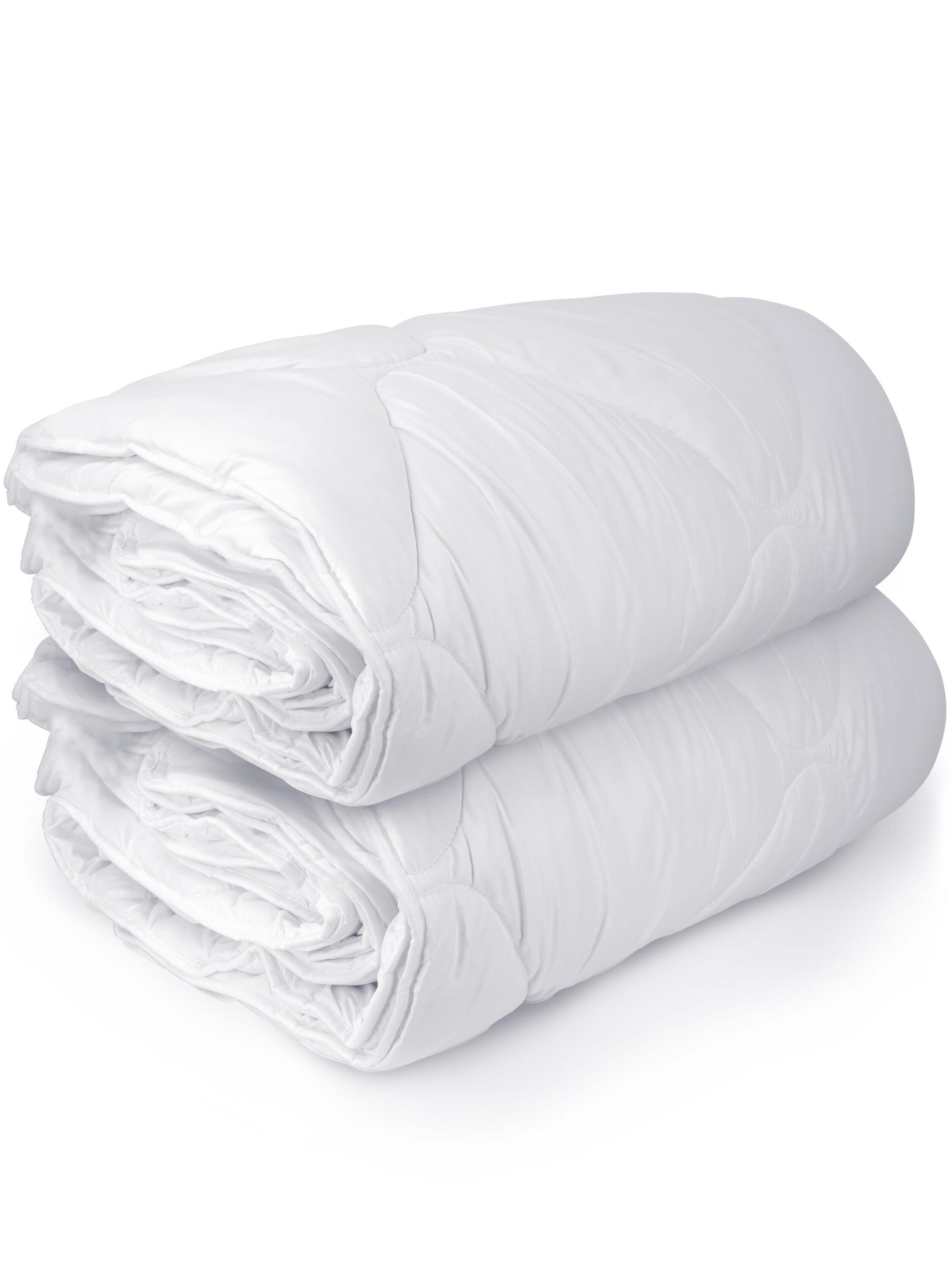 Couvertures 'Dublin' Aspero en blanc : devant