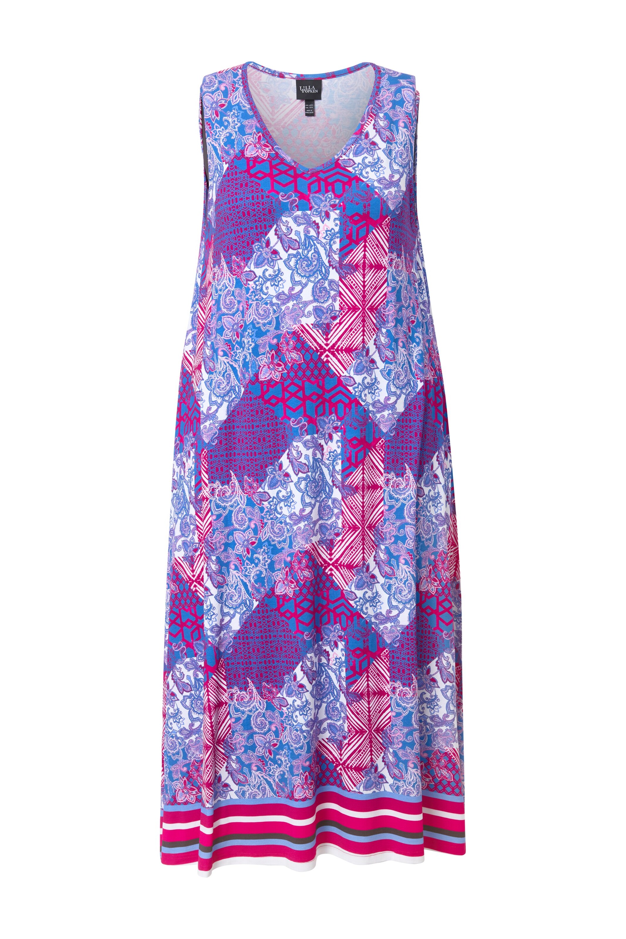 Ulla Popken Jurk in Lila: voorkant