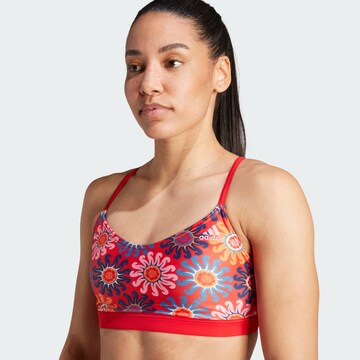 ADIDAS SPORTSWEAR Bustier Bikini sportowe 'Farm Rio' w kolorze czerwony