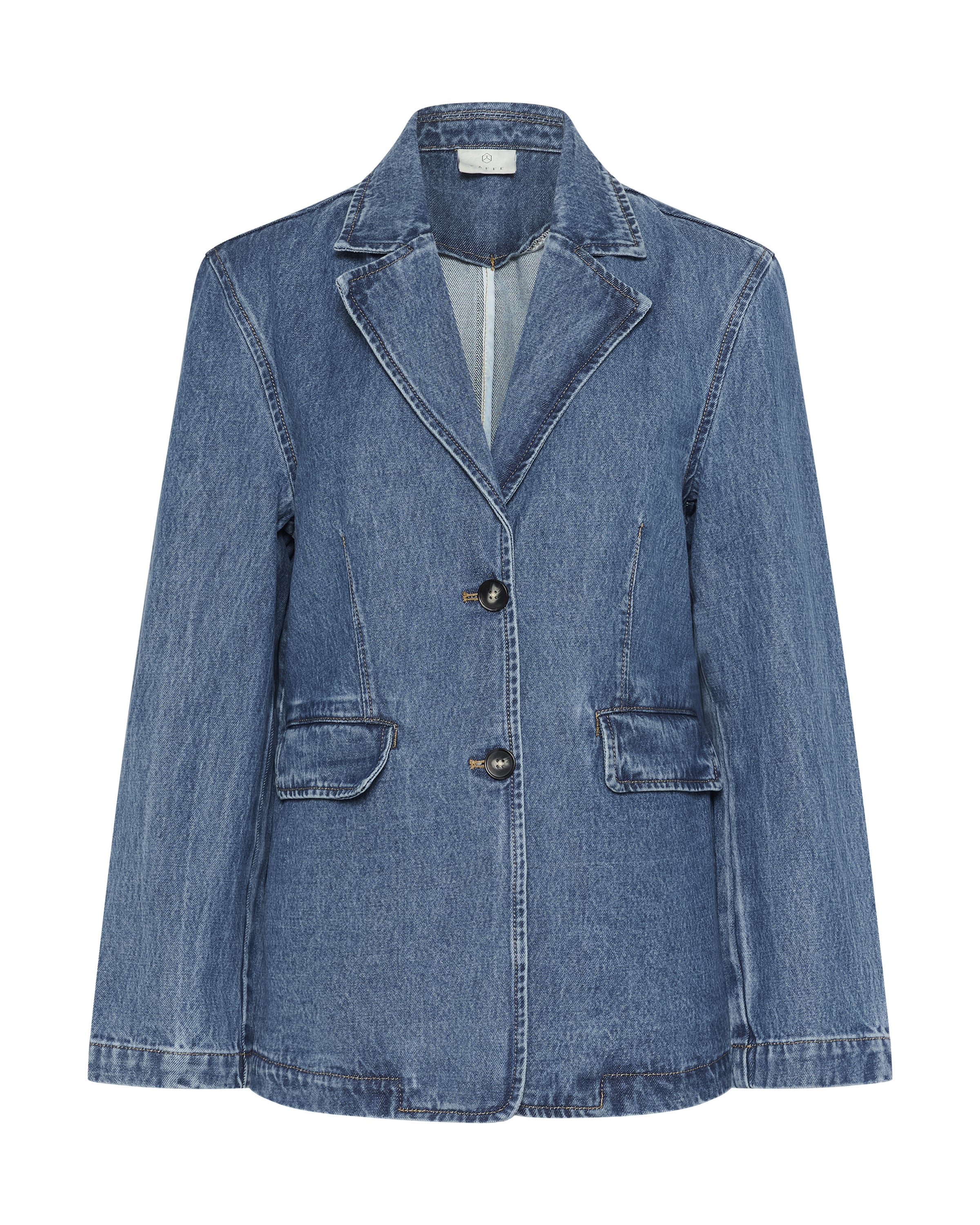 Blazer Kaffe en bleu : devant