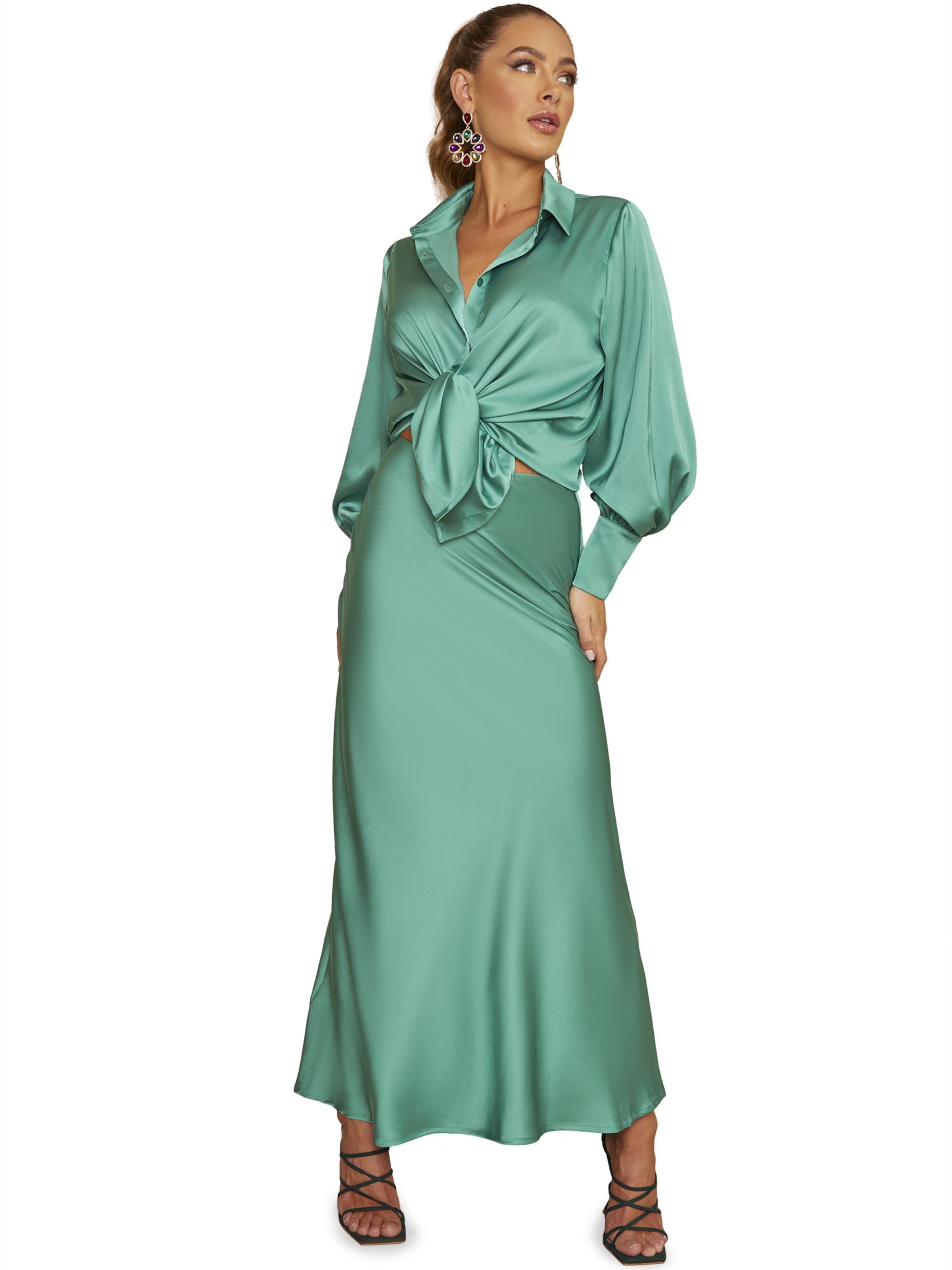 Chi Chi London Skirt in Green