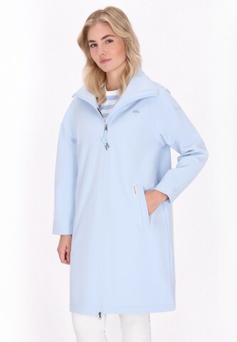 Manteau fonctionnel Schmuddelwedda en bleu : devant