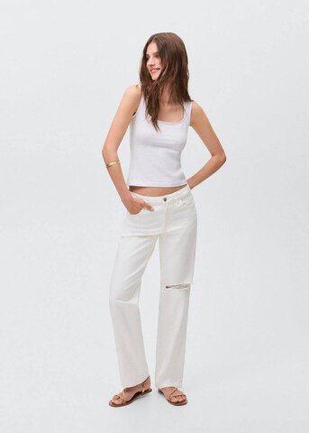 MANGO TEEN Regular Jeans 'Clean 2' in White