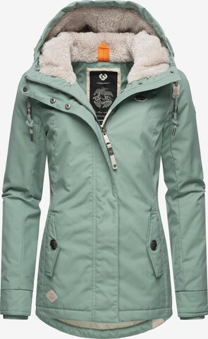 Ragwear Winter jacket 'Monade' in Green