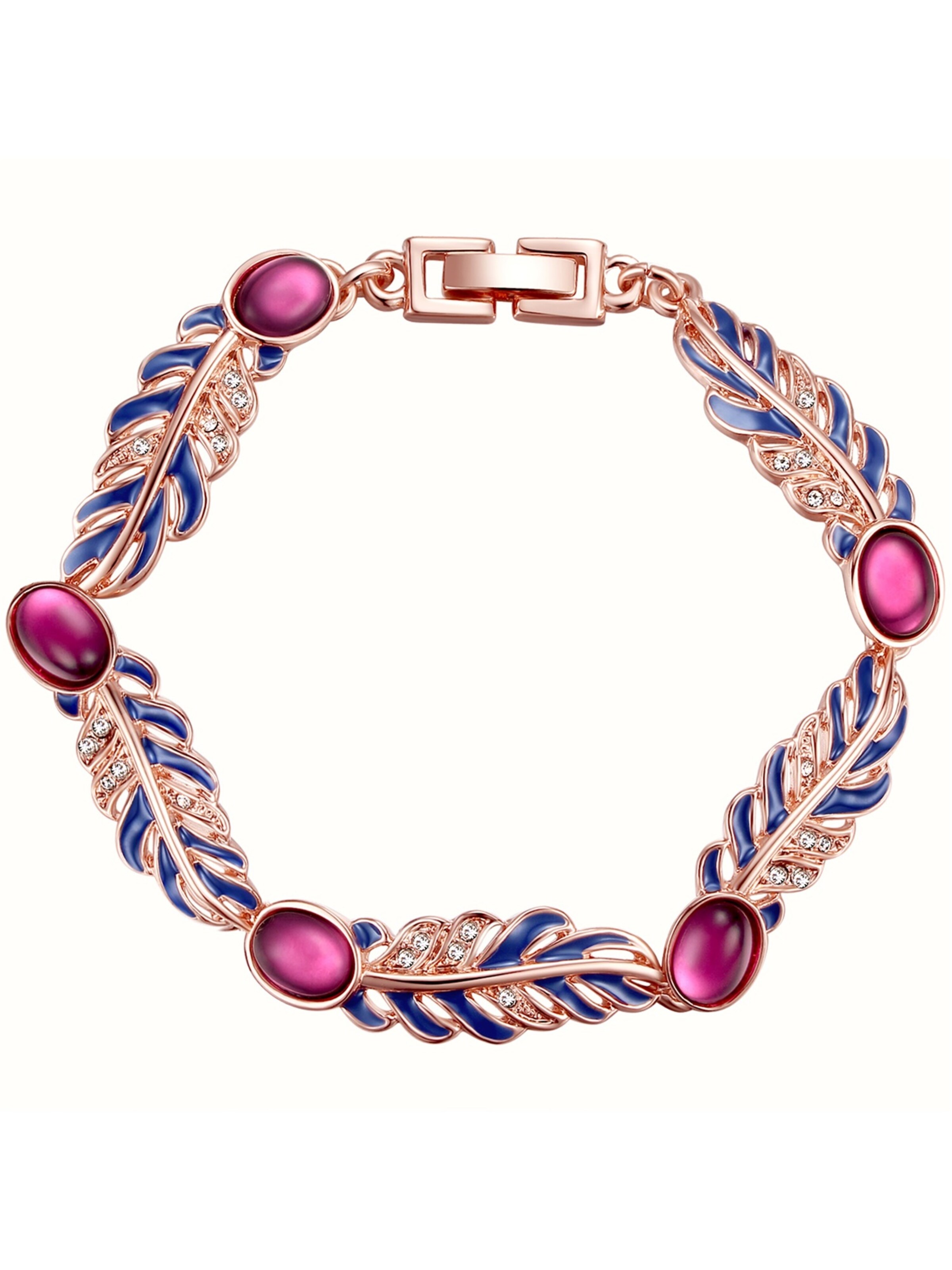 Braccialetto di Lulu & Jane in oro: frontale