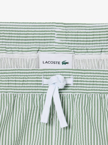 LACOSTE Regular Workout Pants in Green