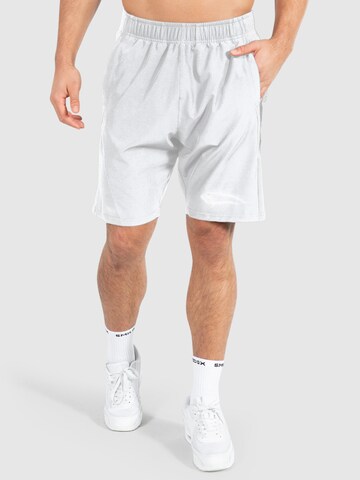 Regular Pantalon de sport Smilodox en gris : devant