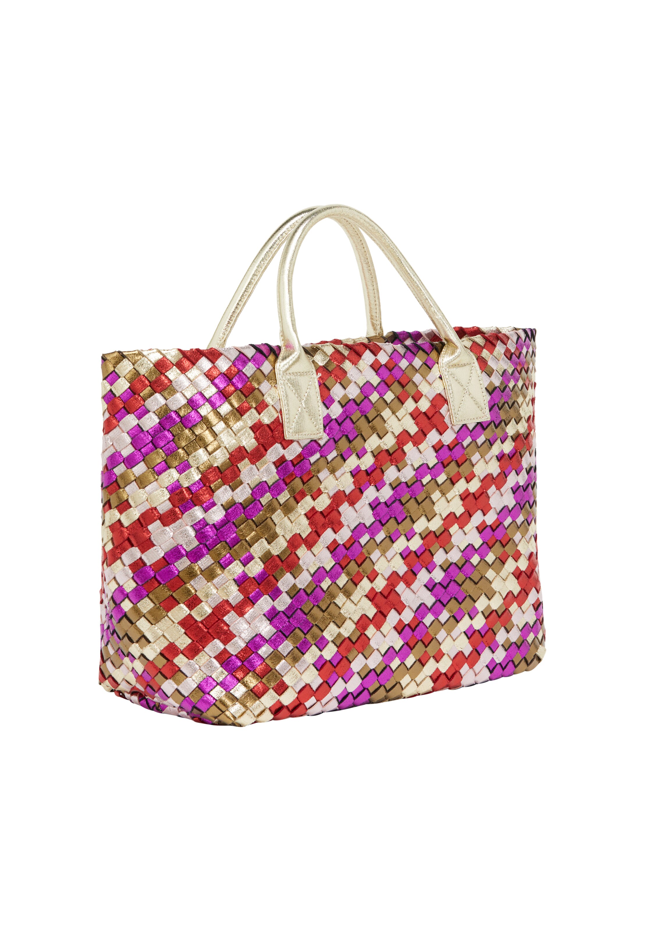 faina Torba shopper w kolorze różowy