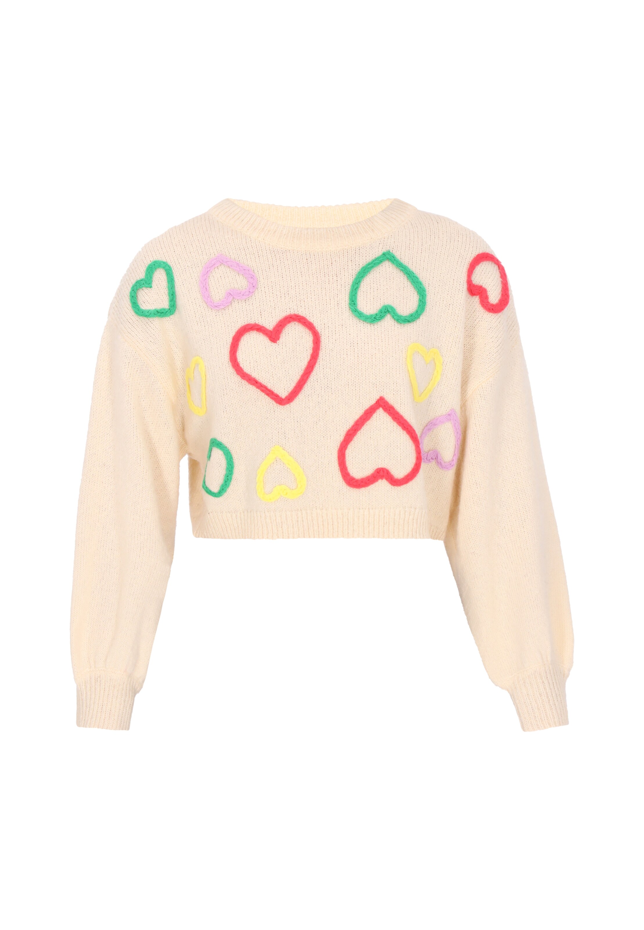 MYMO - Pullover em branco: frente